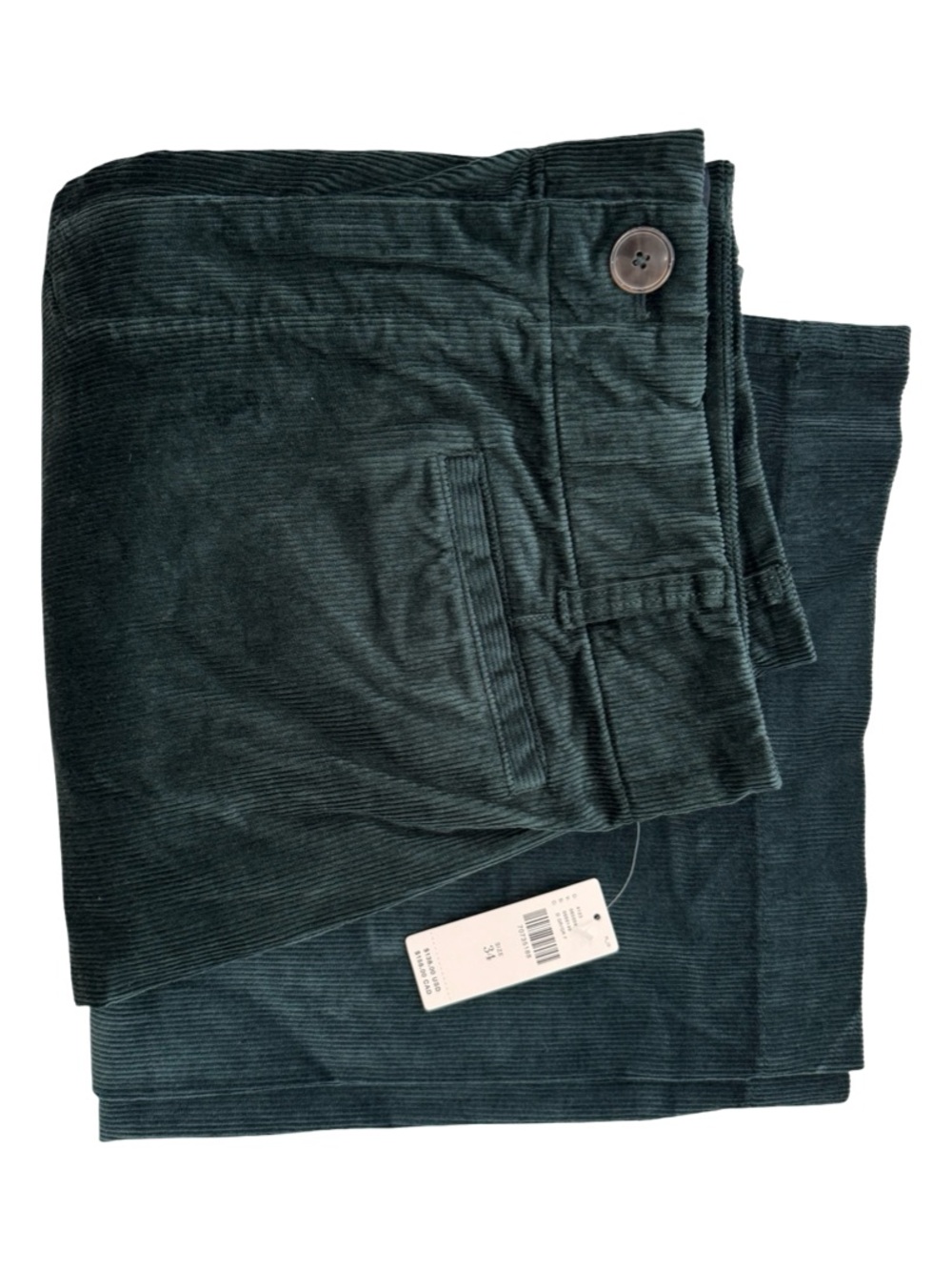 Anthropologie Green Corduroy Wide Leg Pants - Picture 14 of 15